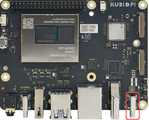 Rightmost USB-C port